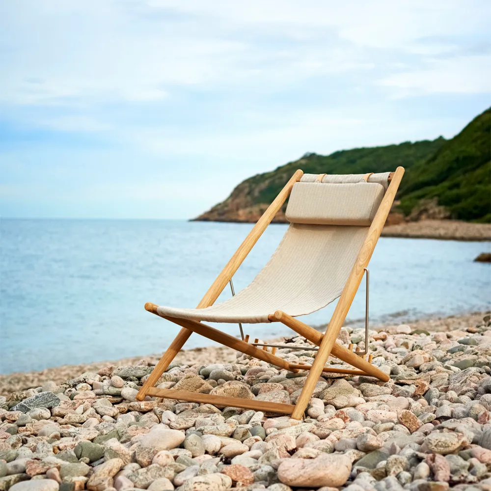 H55 vilstol teak, Beige Skargaarden