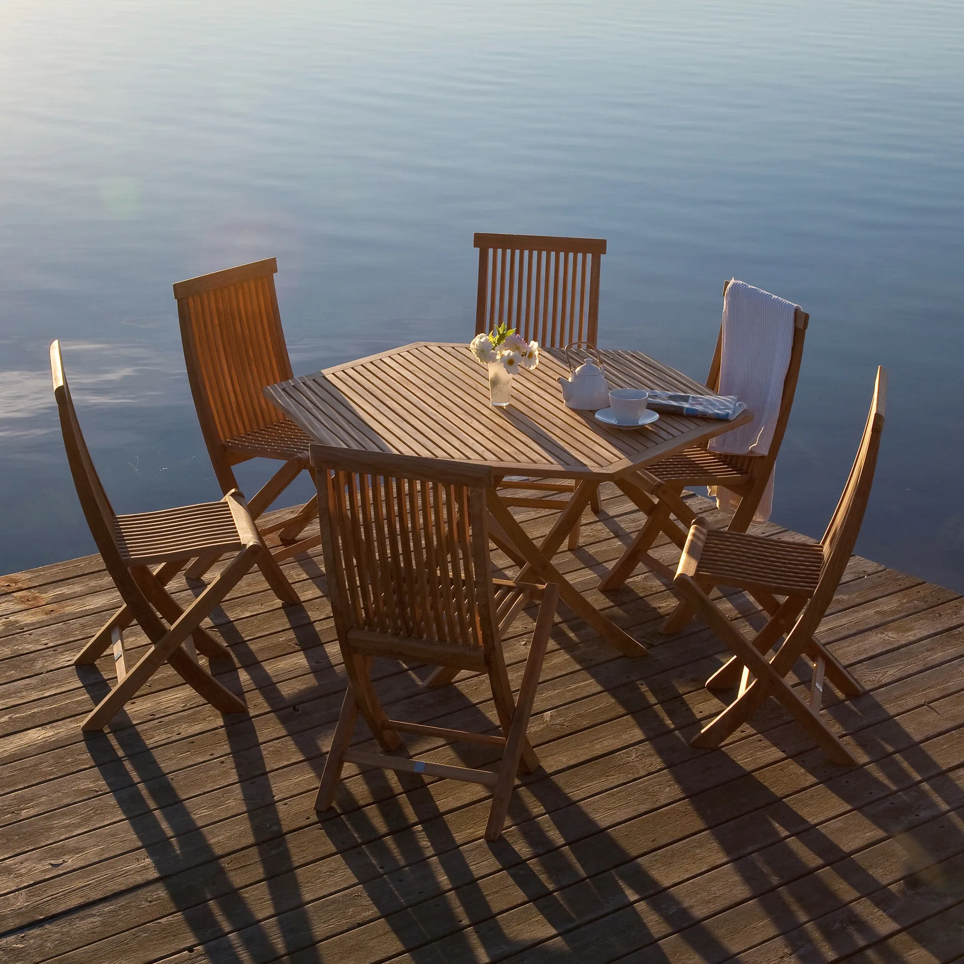 Viken bord, Teak, large Skargaarden