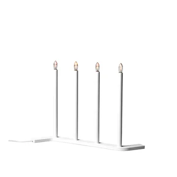 Advent RE adventsljusstake - vit, 4 ljus - SMD Design