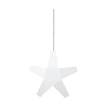 Advent Stjärna Adventsstjärna - Vit-grå sladd, 60 cm - SMD Design