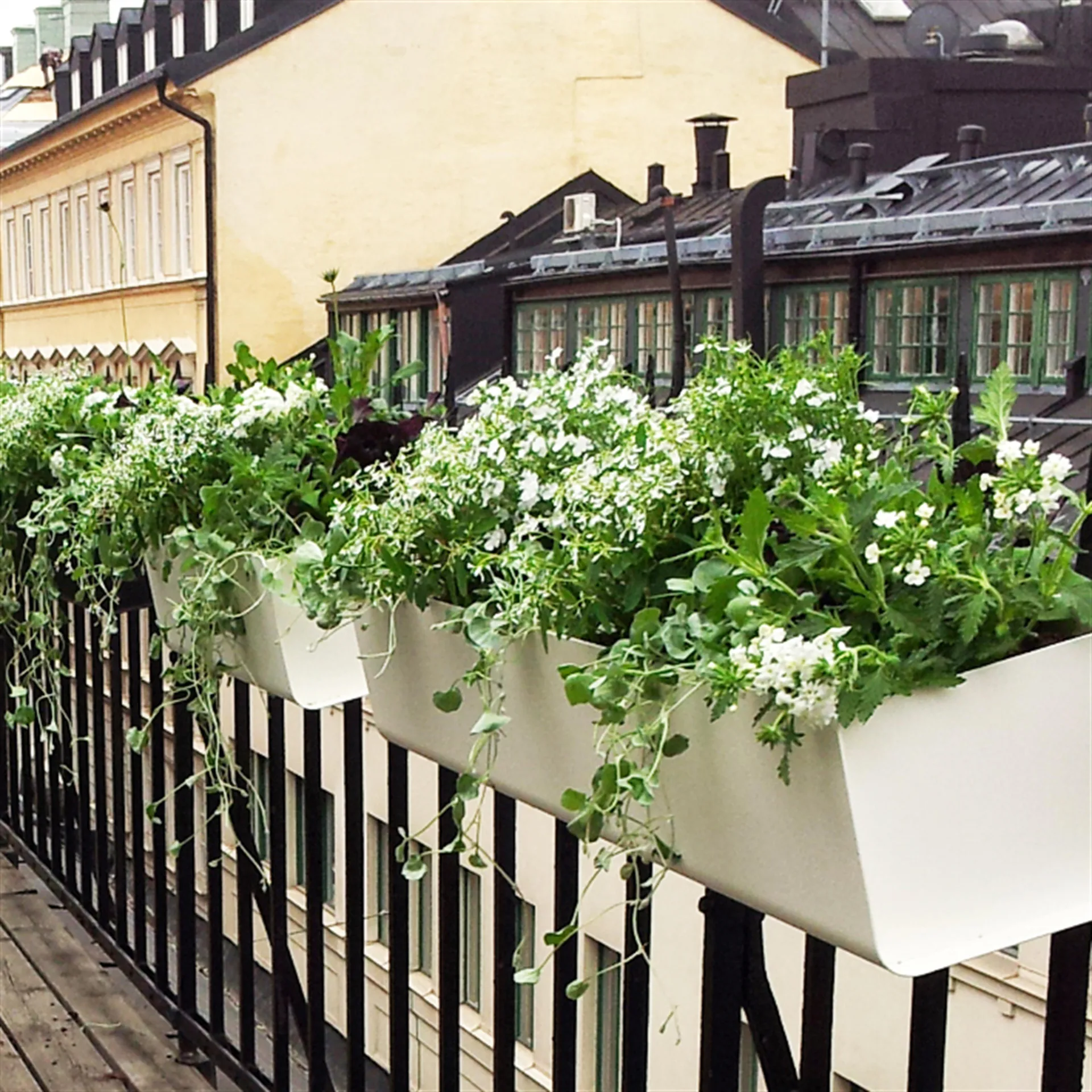 Jorda balkonglåda, Vit 60 cm SMD Design