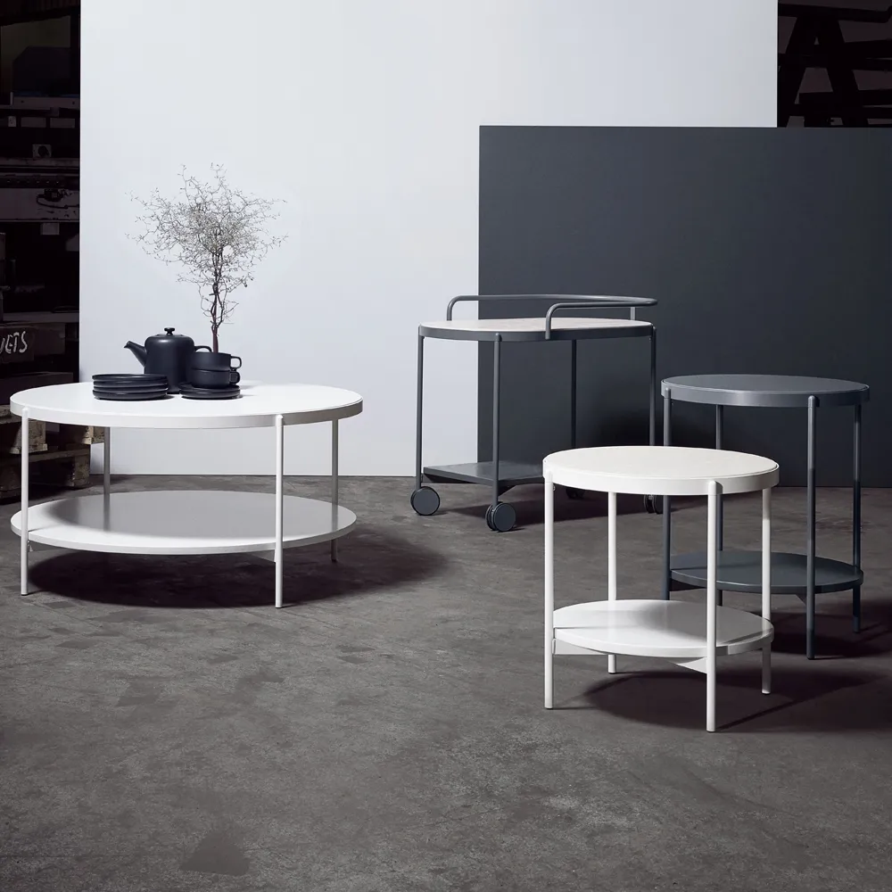 Lene soffbord, vit, mdf SMD Design
