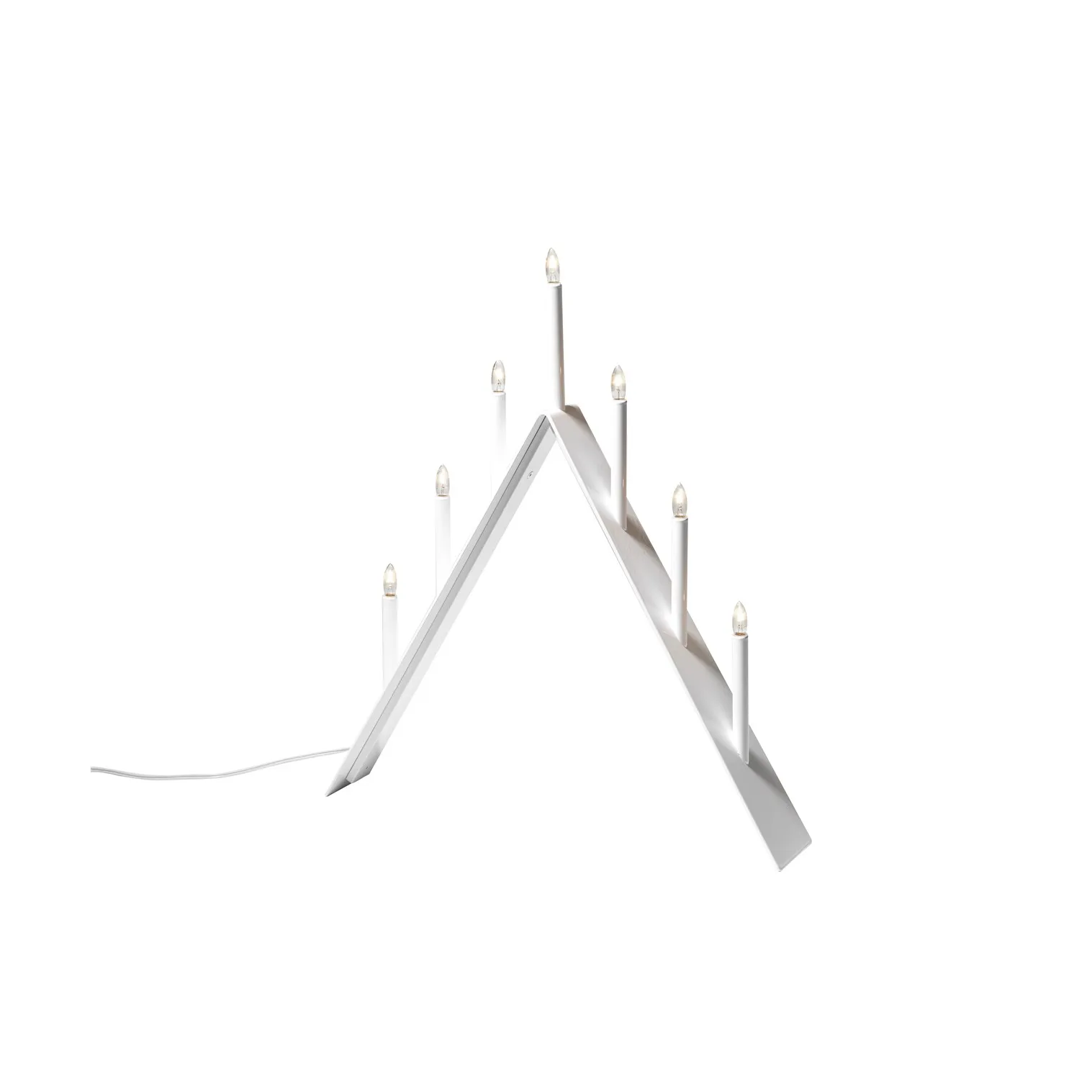 Spica 7 adventsljusstake, vit, led SMD Design