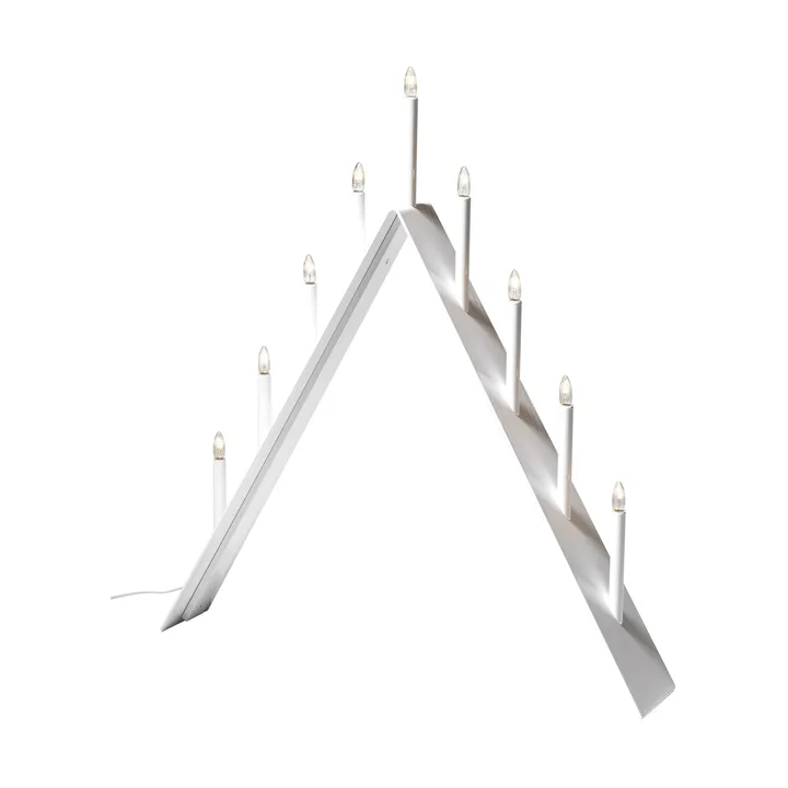 Spica 9 adventsljusstake - vit, led - SMD Design