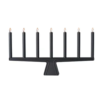 Stella 7 adventsljusstake 60 cm - Svart - SMD Design