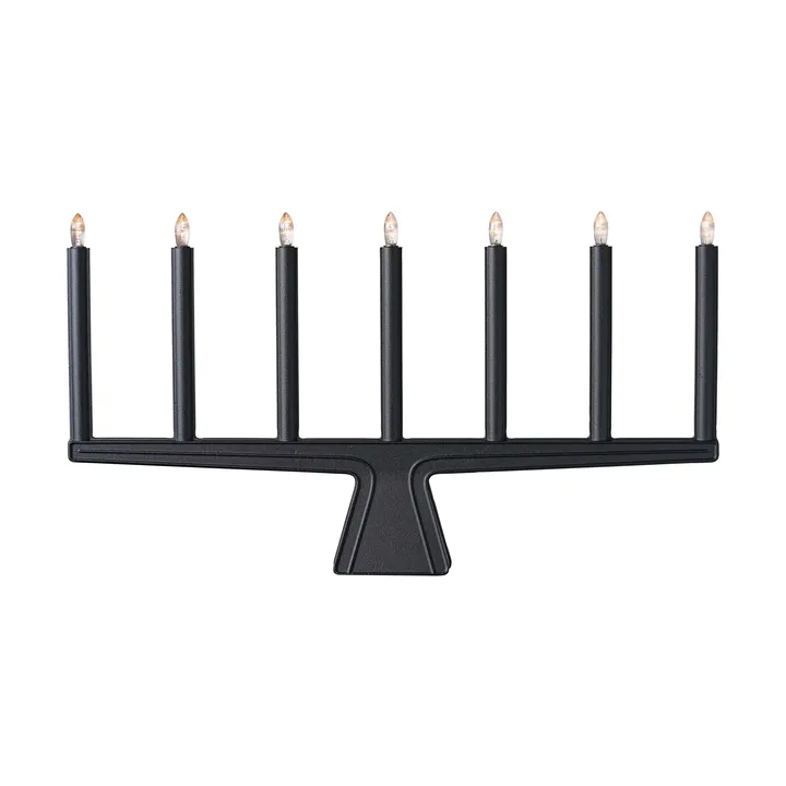 Stella 7 adventsljusstake 60 cm - Svart - SMD Design