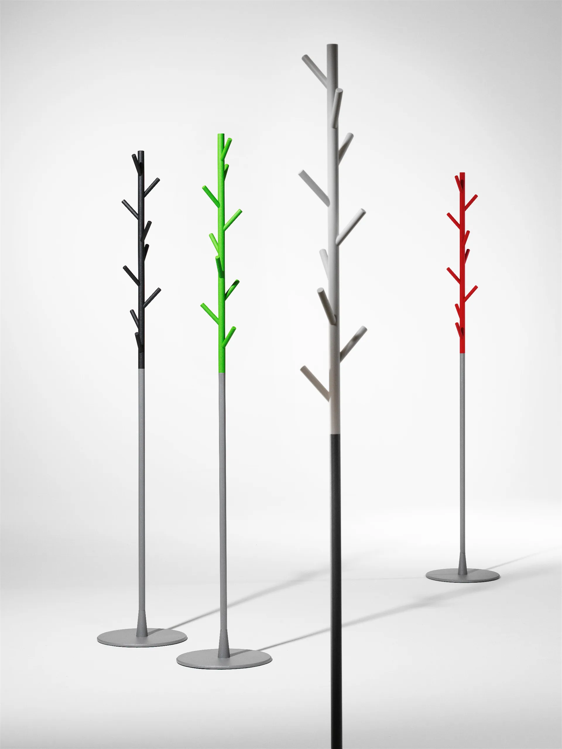 Sticks klädhängare - golv, mörkgrå-silver SMD Design