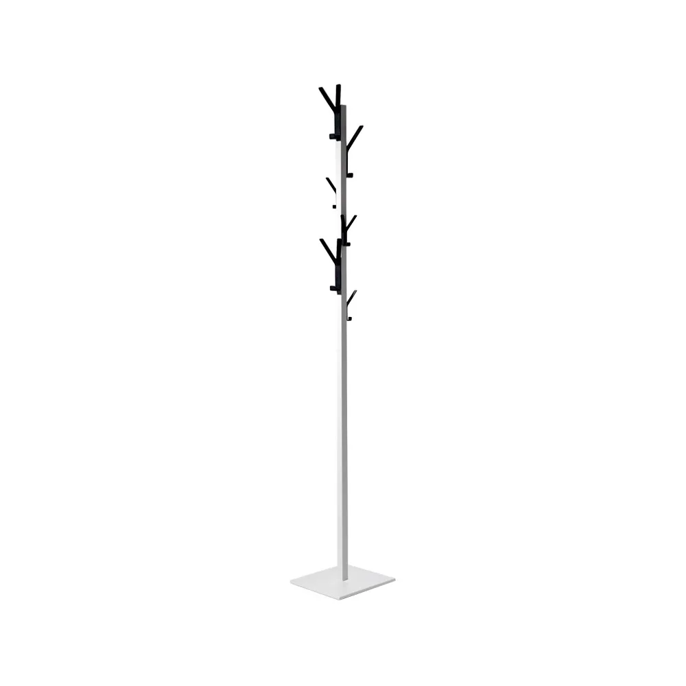Y-krok golvhängare, vit, 6 grå krokar, blandad storlek SMD Design