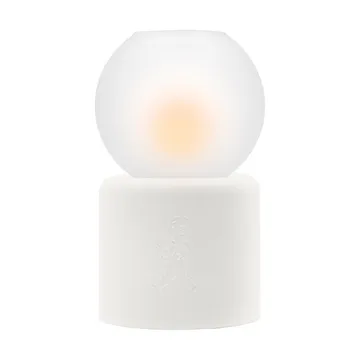Globe värmeljuslykta Ø9,5x17 cm - Vit - Solstickan Design