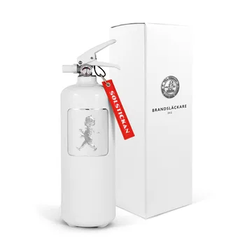 Solstickan brandsläckare 2 kg - Vit-silver - Solstickan Design