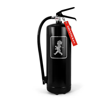 Solstickan brandsläckare 6 kg - Svart-silver - Solstickan Design