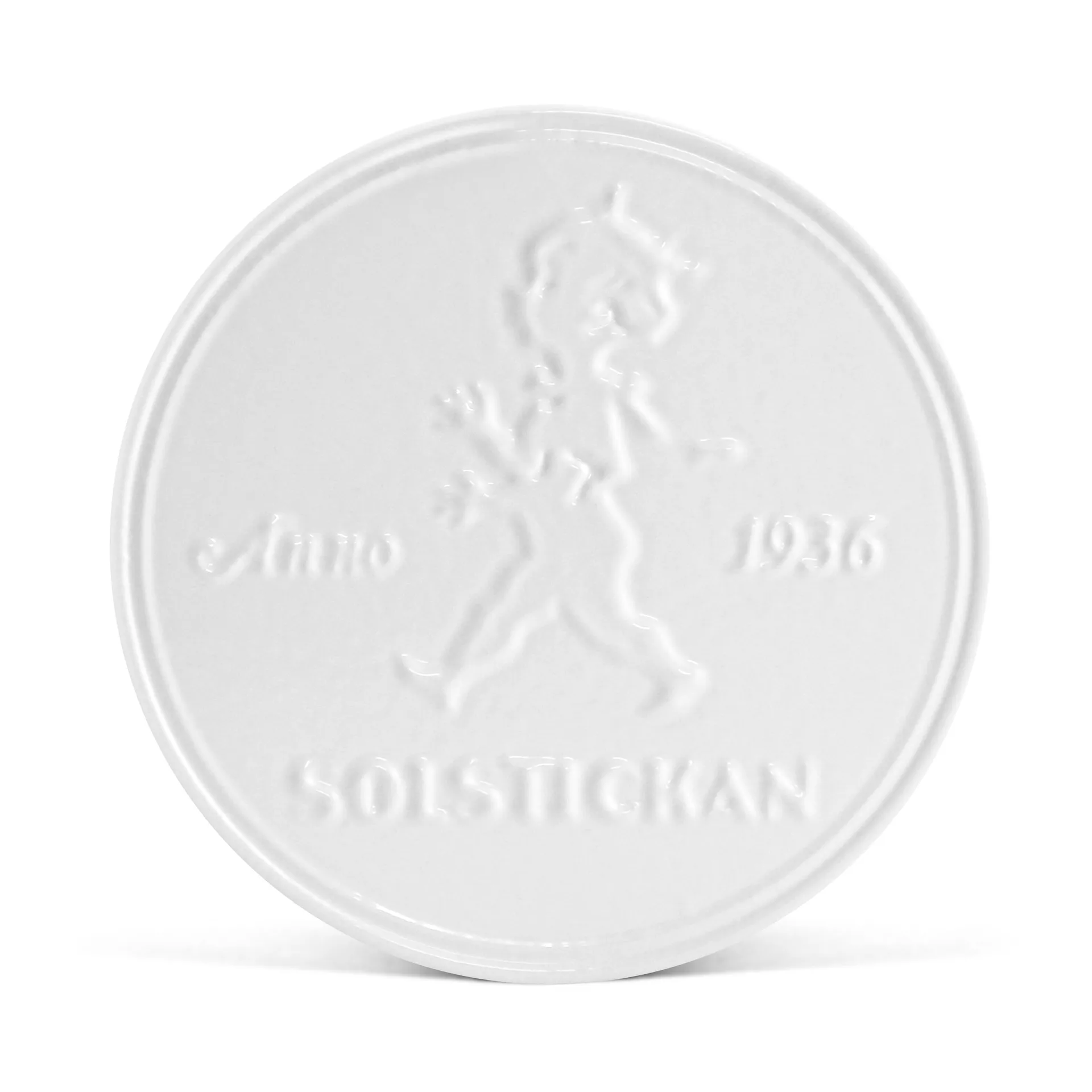 Solstickan grytunderlägg Ø19 cm, Vit Solstickan Design