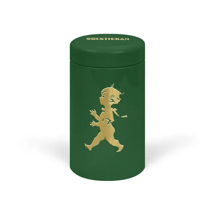 Solstickan tändsticksrör 100-pack - Grön-guld - Solstickan Design