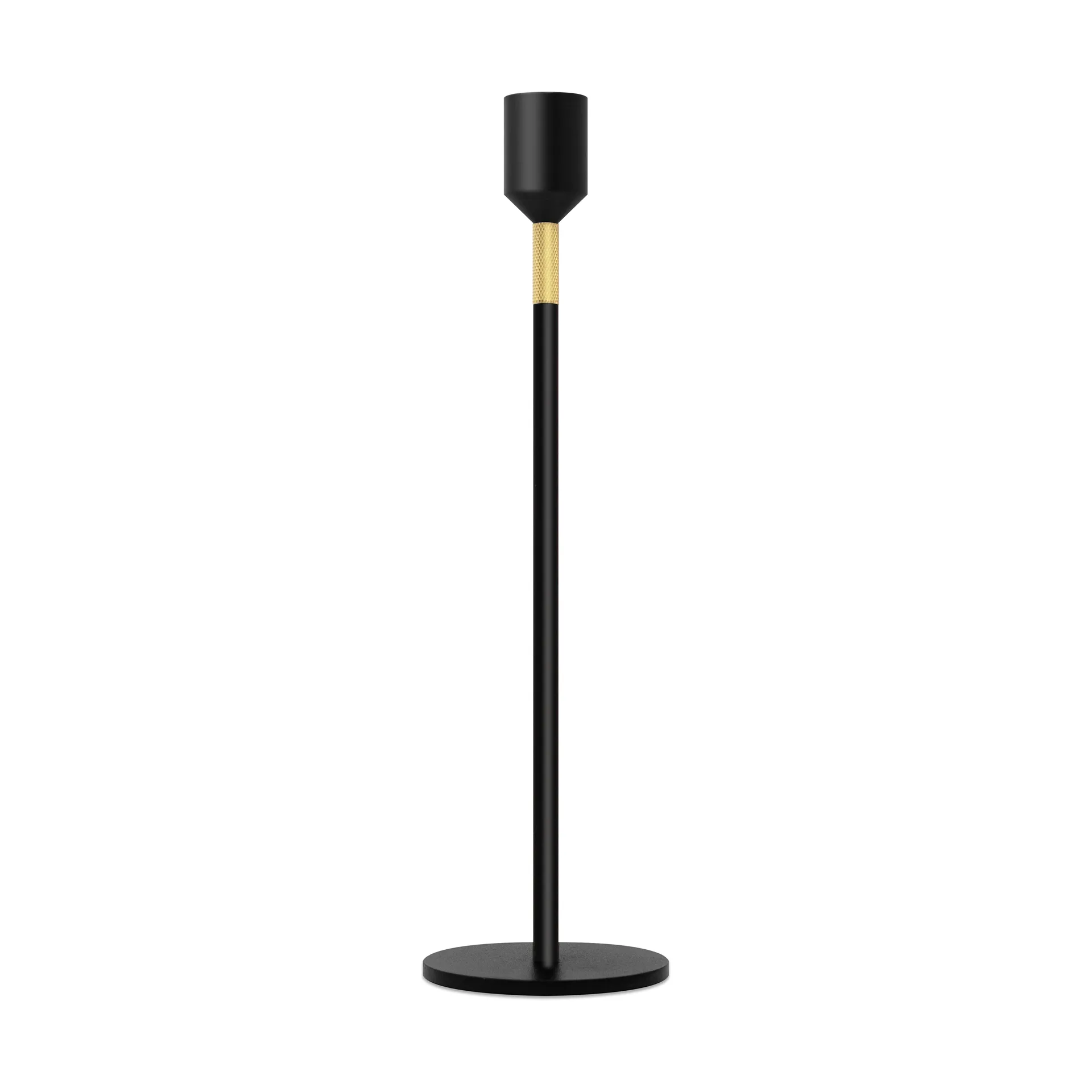 Three Stars ljusstake M 27 cm, Svart Solstickan Design