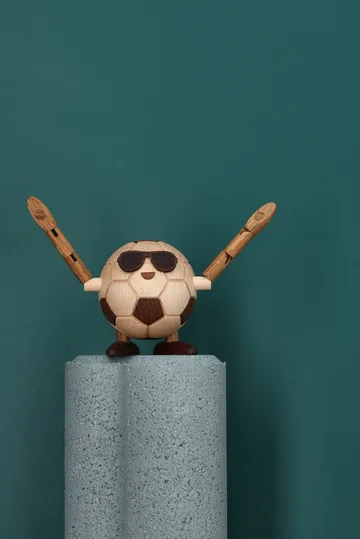 Billy Ball fotboll figur - Beige, 8x6,5x6,7 cm - Spring Copenhagen