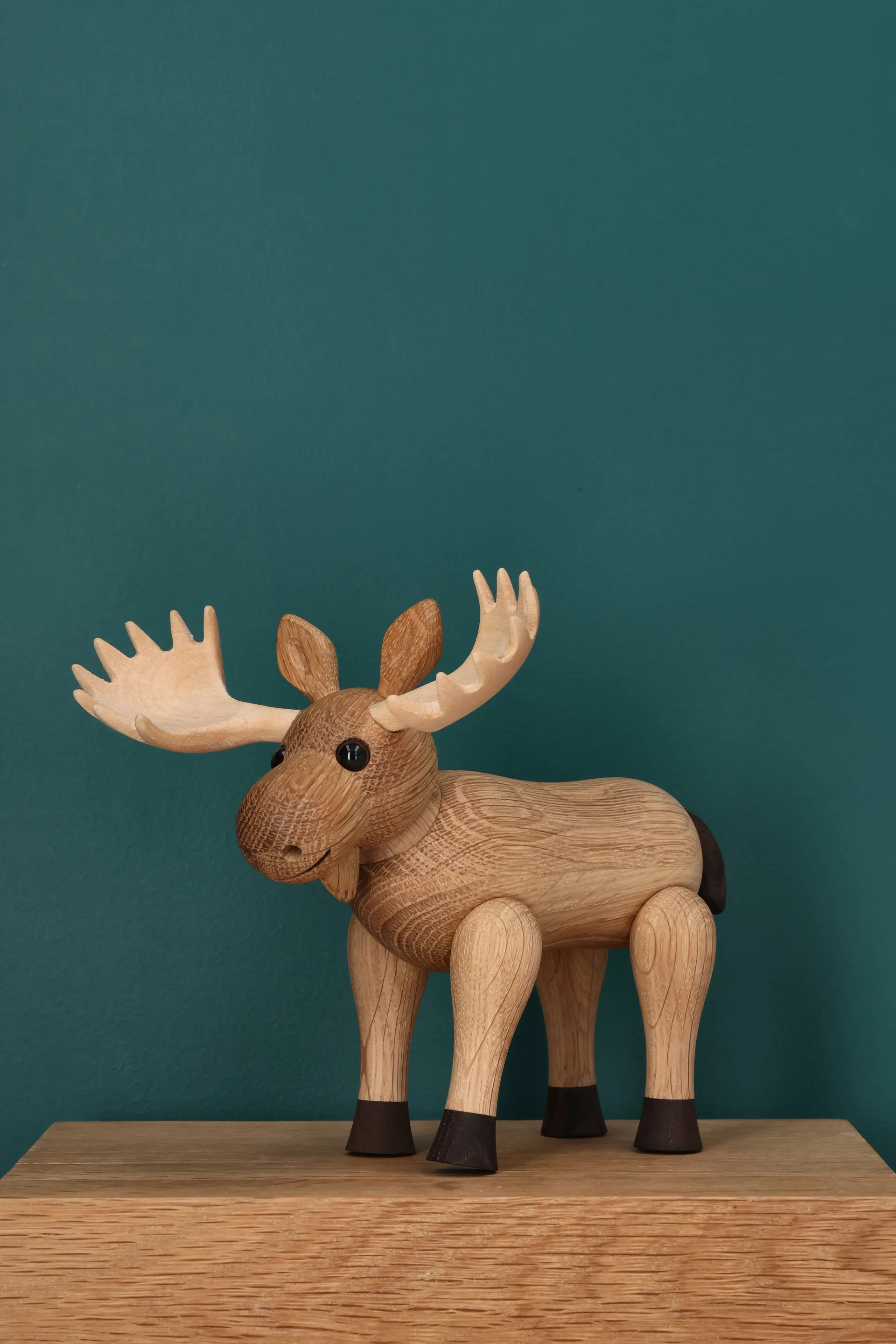 Harald älg figur, Beige, 15,5x13x14 cm Spring Copenhagen