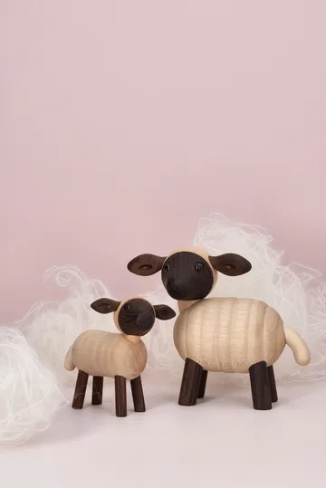 Will lamm figur - Beige, 6,6x9xH8,5 cm - Spring Copenhagen