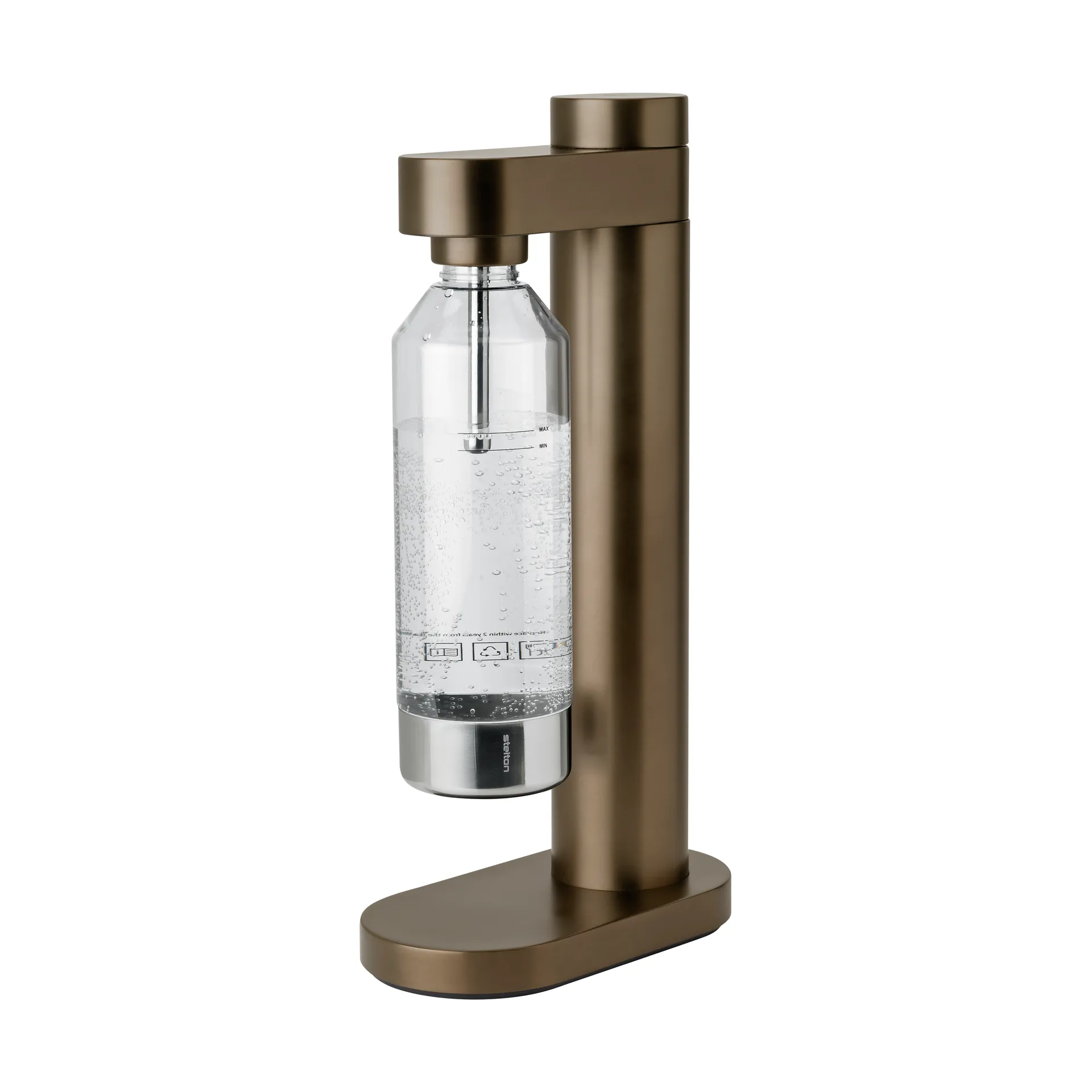 Brus kolsyremaskin, Dark brown metallic Stelton