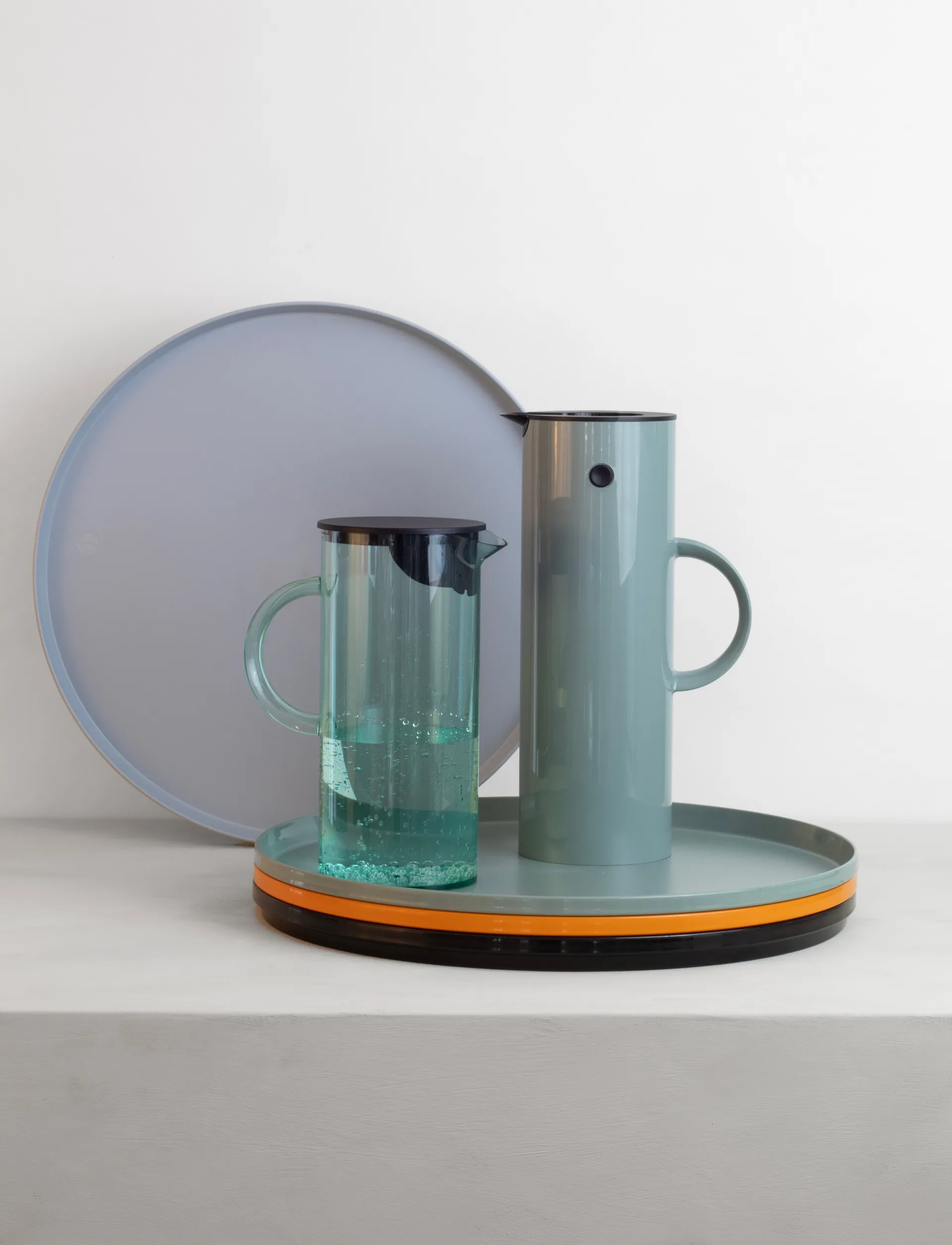 EM77 kanna med lock 1,5 L, Dusty green Stelton