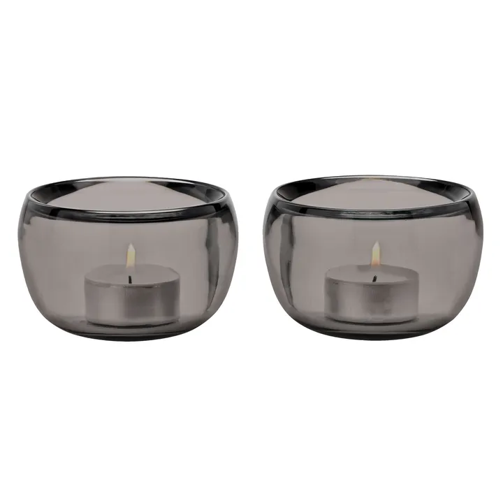 Ora ljuslykta 2-pack - Smoke - Stelton