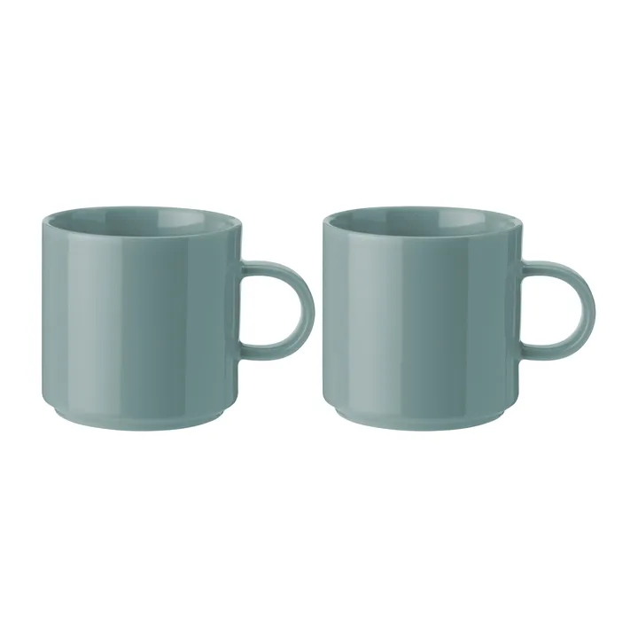 Stelton mugg 20 cl 2-pack - Dusty green - Stelton