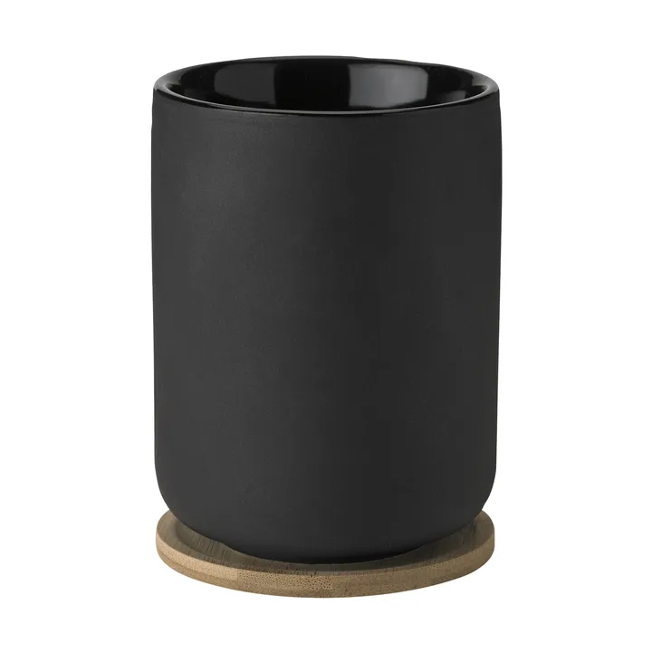 Theo termosmugg med underlägg 25 cl - Black - Stelton