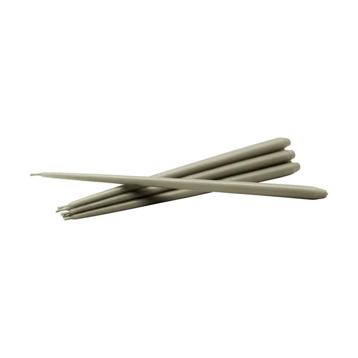 STOFF Nagel antikljus by ester & erik 6-pack - Artichoke - STOFF Nagel