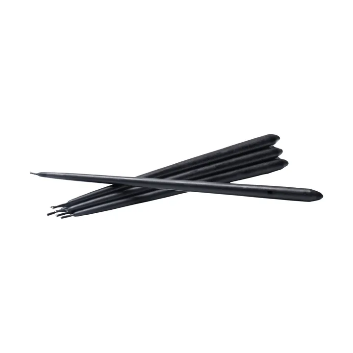 STOFF Nagel antikljus by ester & erik 6-pack - Black - STOFF Nagel
