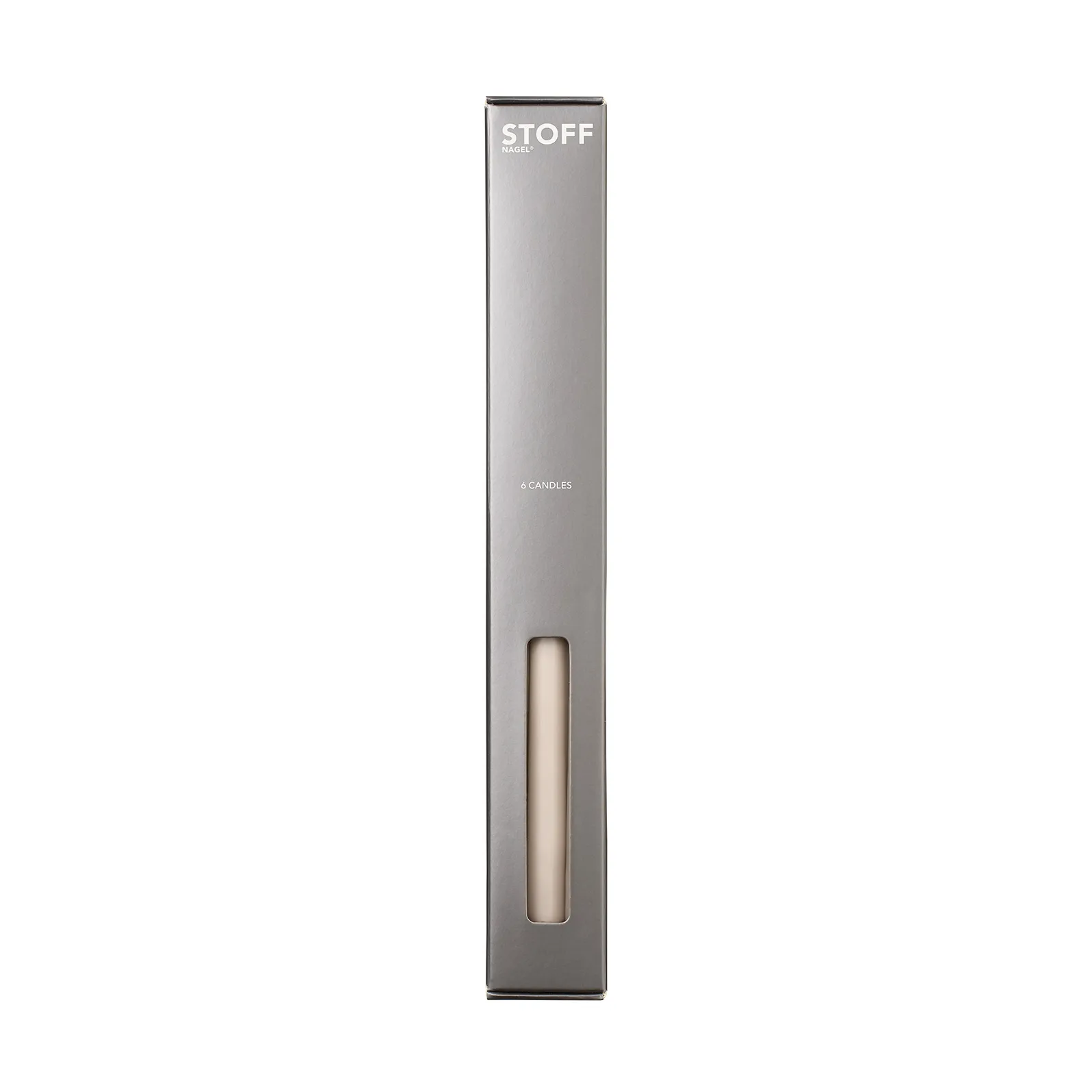 STOFF Nagel antikljus by ester & erik 6-pack, Sand STOFF Nagel
