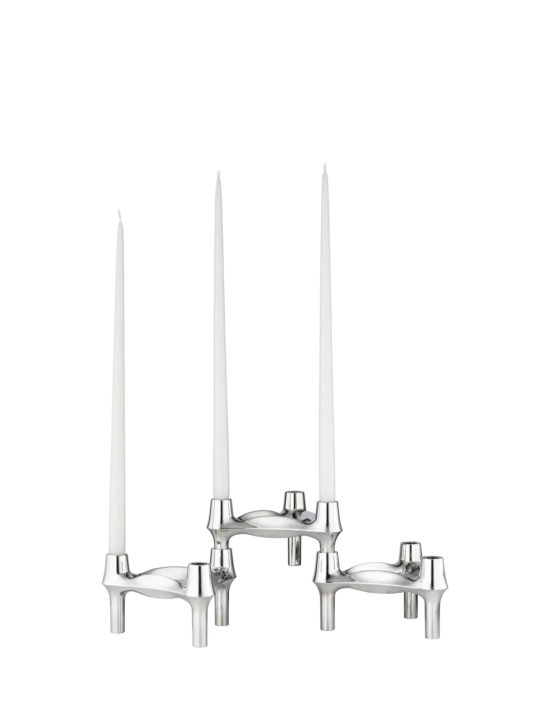 STOFF Nagel BMF ljusstake 3-pack, Krom STOFF Nagel