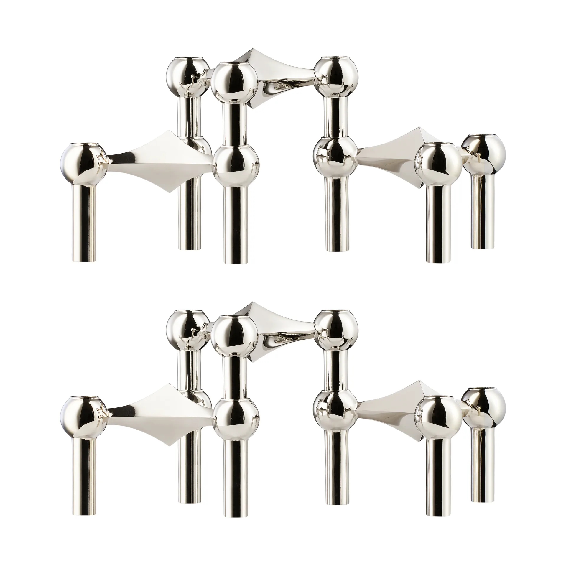 STOFF Nagel ljusstake 6-pack - Krom STOFF Nagel