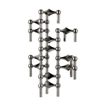 STOFF Nagel ljusstake - Svart krom - STOFF Nagel