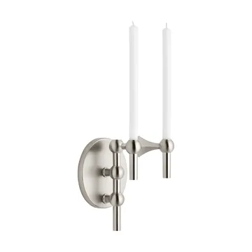 STOFF Nagel ljusstake vägg - Borstad krom - STOFF Nagel