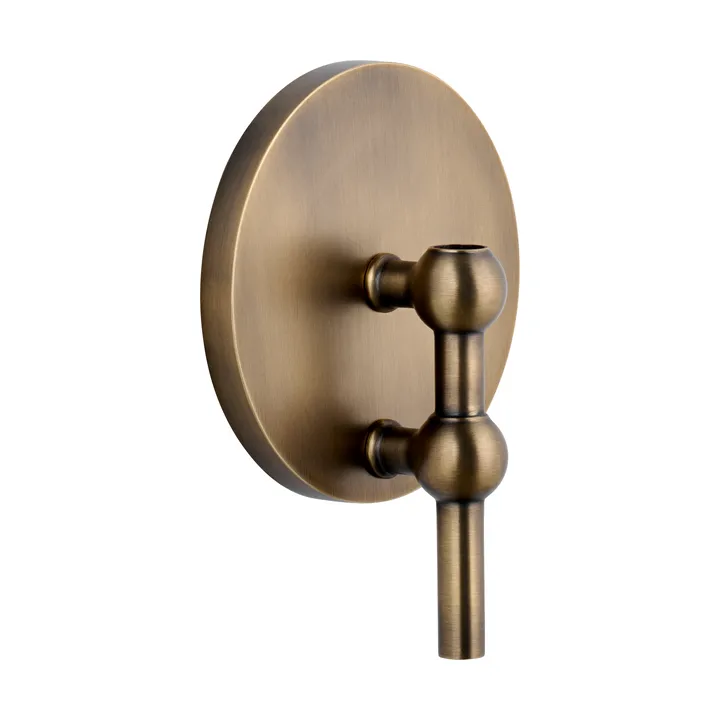 STOFF Nagel ljusstake vägg - Bronzed brass - STOFF Nagel