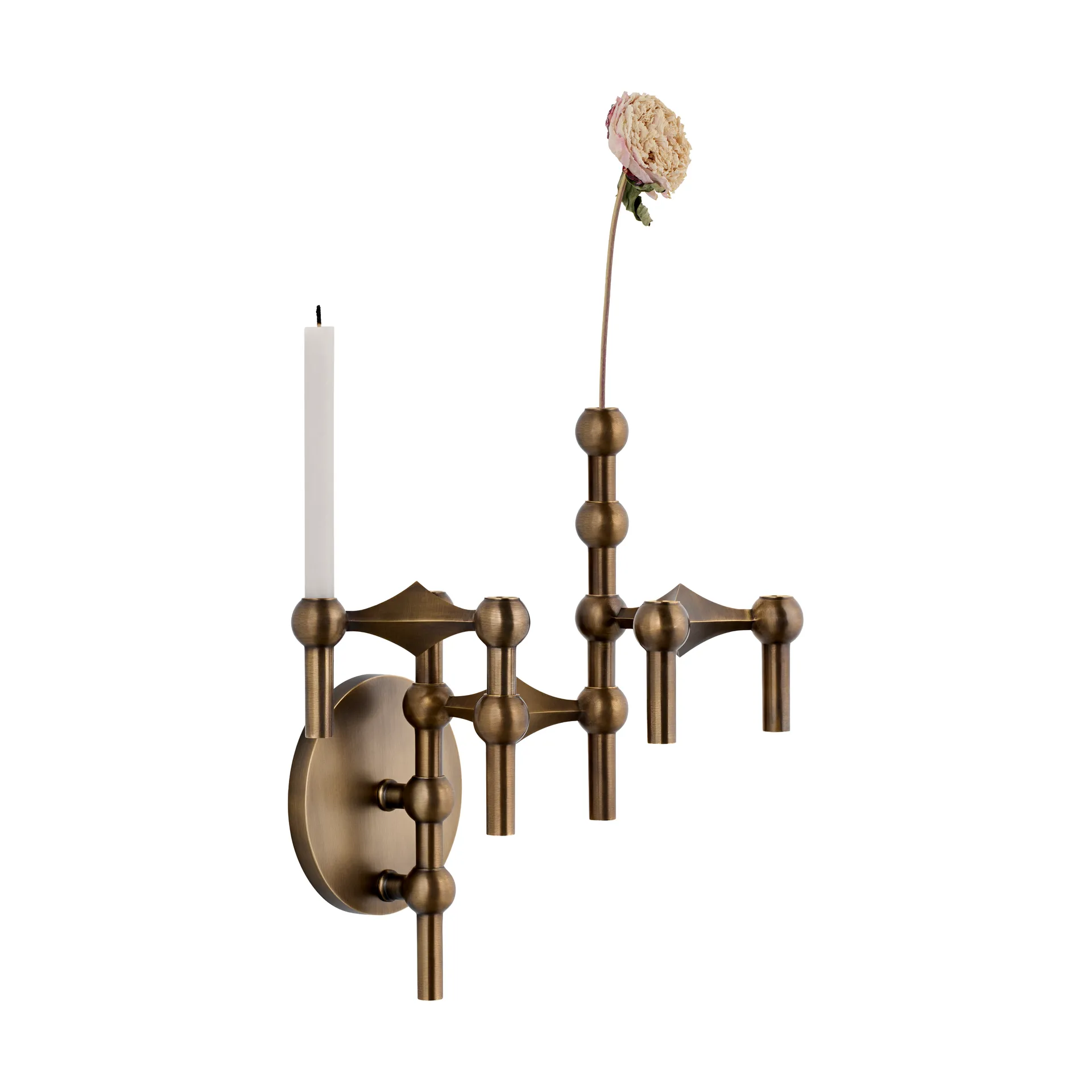 STOFF Nagel ljusstake vägg, Bronzed brass STOFF Nagel