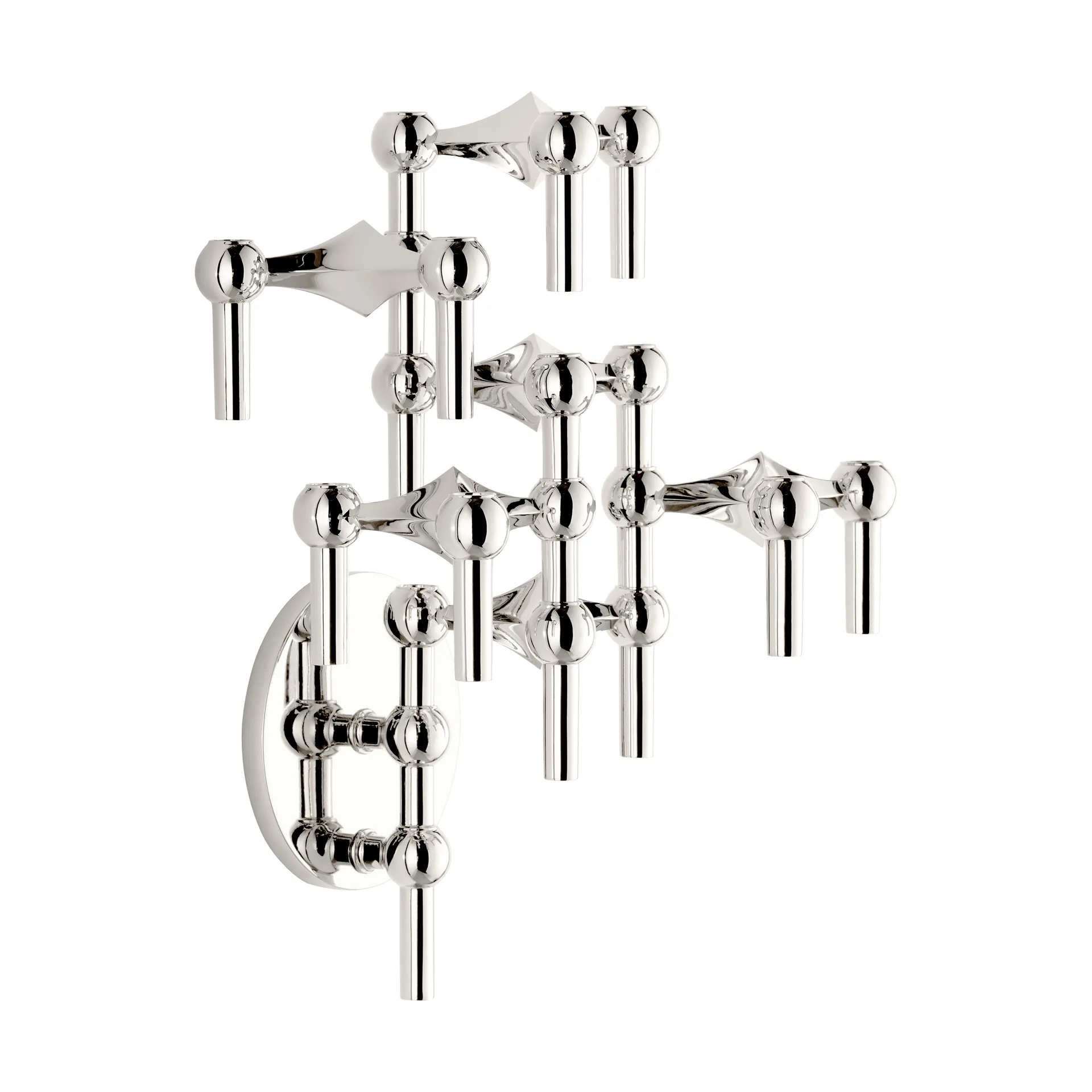 STOFF Nagel ljusstake vägg, Chrome STOFF Nagel
