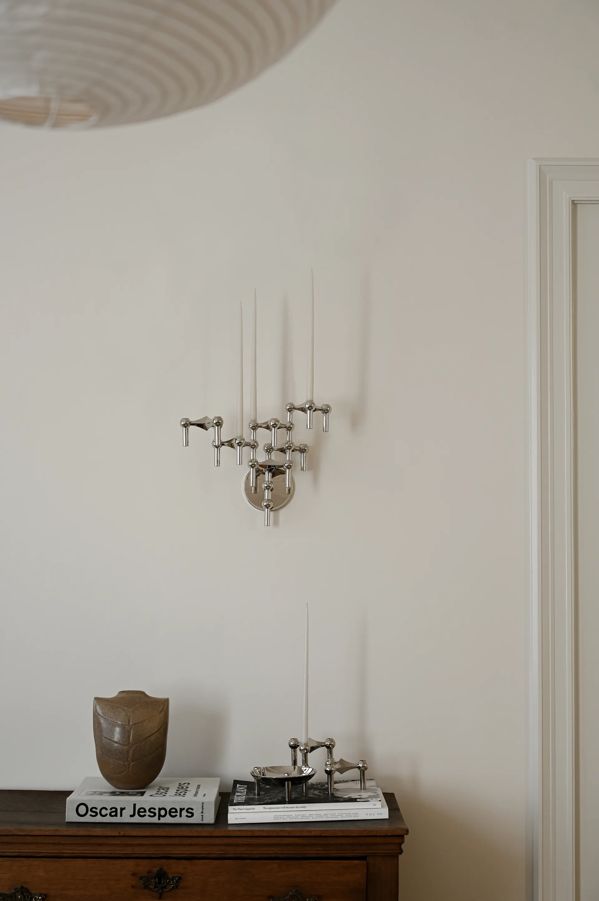 STOFF Nagel ljusstake vägg, Chrome STOFF Nagel