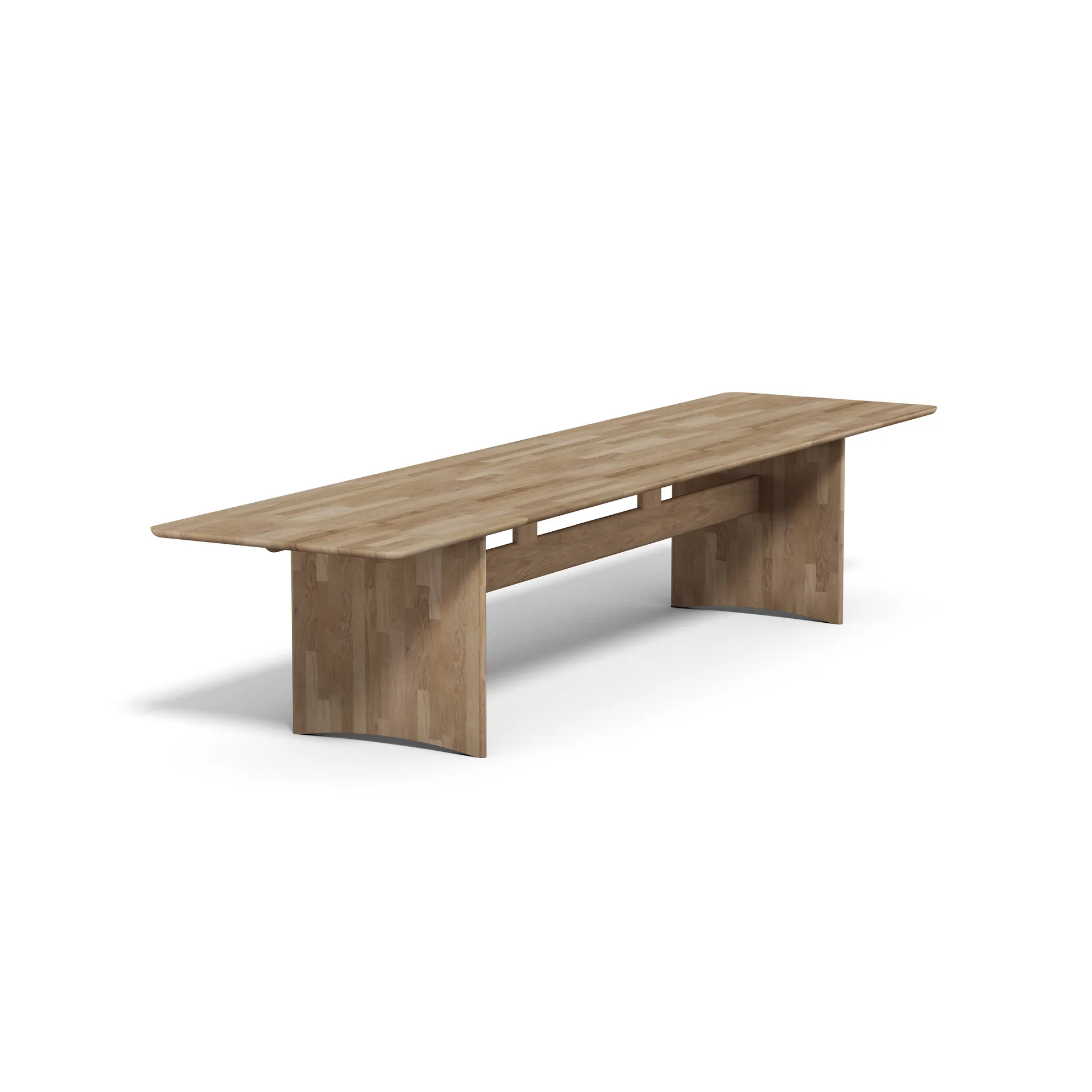 Alt bord 90x385 cm ek, Naturell olja Stolab