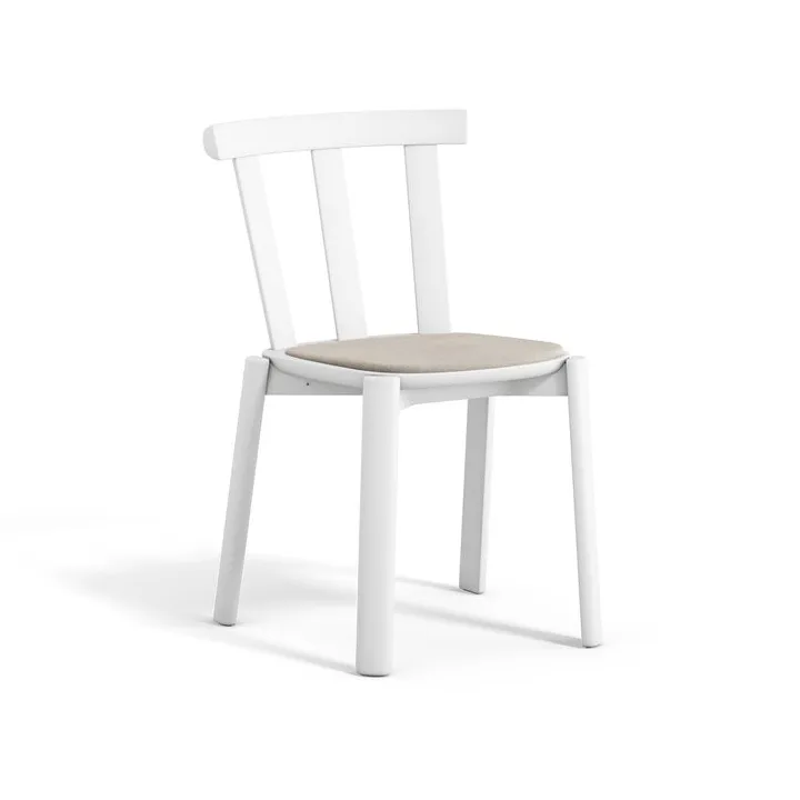 Alt stol klädd sits björk - Hallingdal 65-103 grey/beige-vit 21 - Stolab