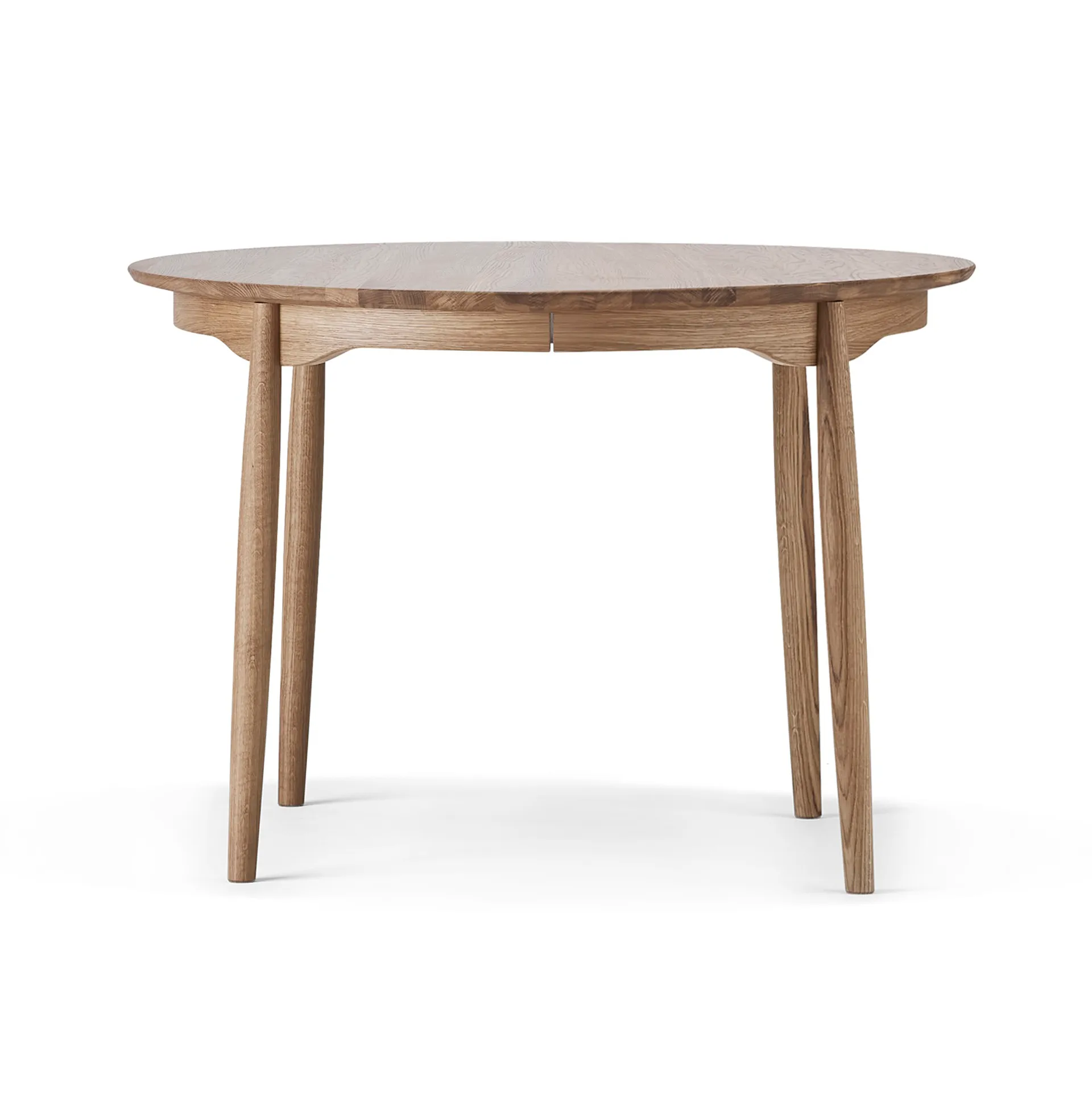 Carl matbord delbart, Ek naturell olja, Ø115 cm Stolab