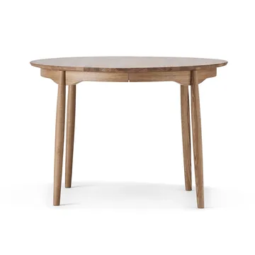Carl matbord delbart - Ek naturell olja, Ø115 cm - Stolab