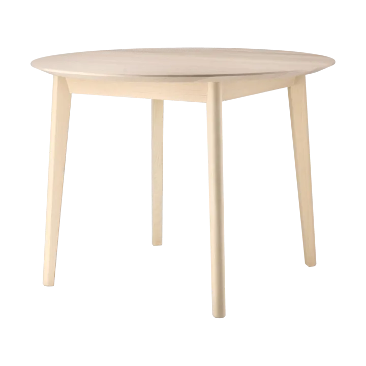 Emma soffbord Ø70 cm - Ljus mattlackad björk - Stolab