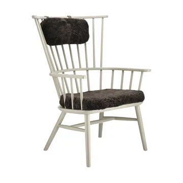 Henriette fåtölj dyna&nackkudde Svenssons beige-Espresso - Stolab