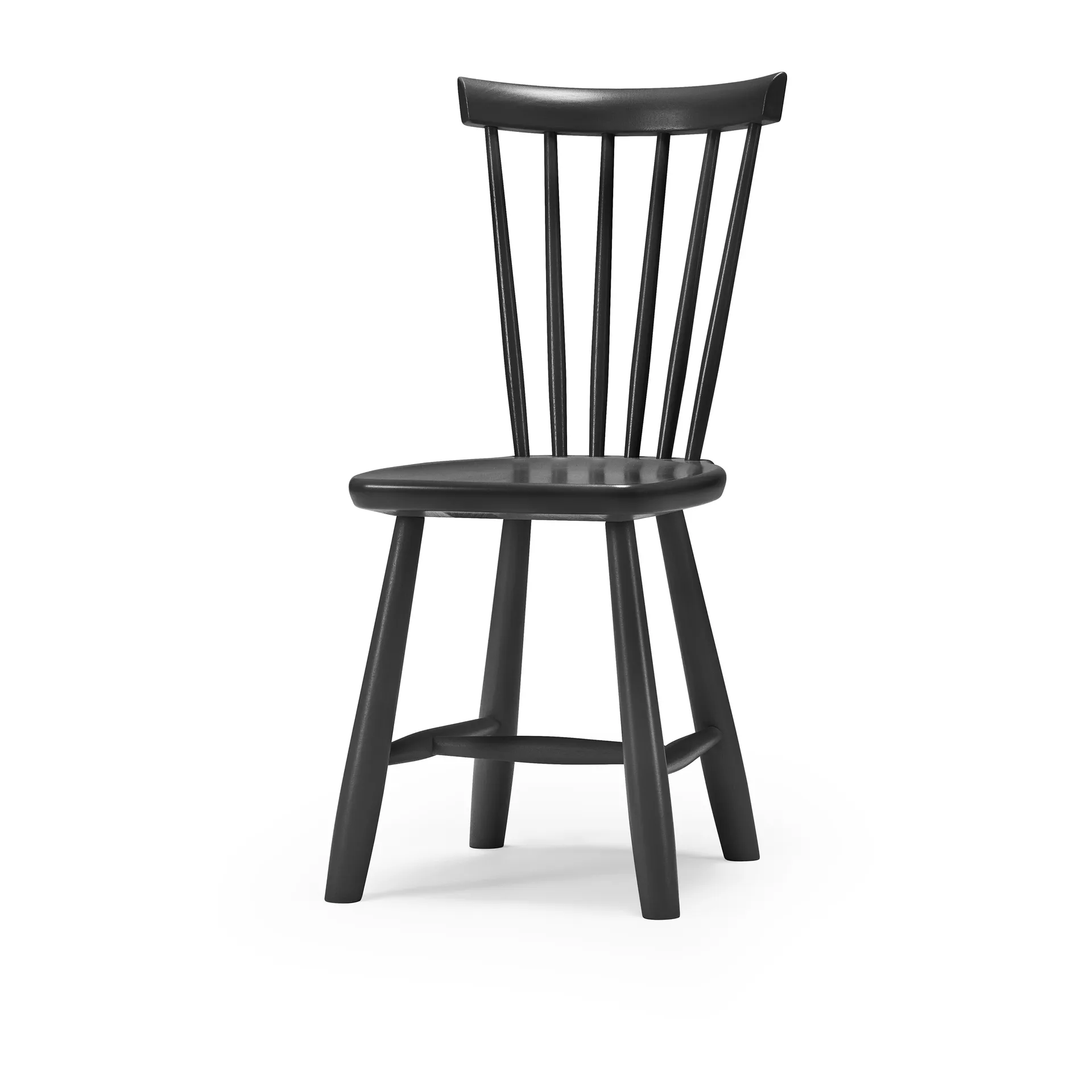 Lilla Åland barnstol björk 33 cm, Svart Stolab