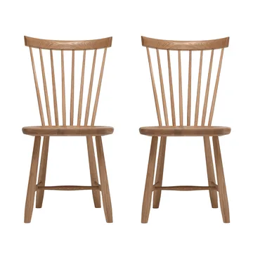 Lilla Åland stol, Naturell olja (ek), 2-pack - Stolab