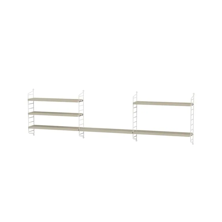 String barnrum ask & vit - Kombination H - String