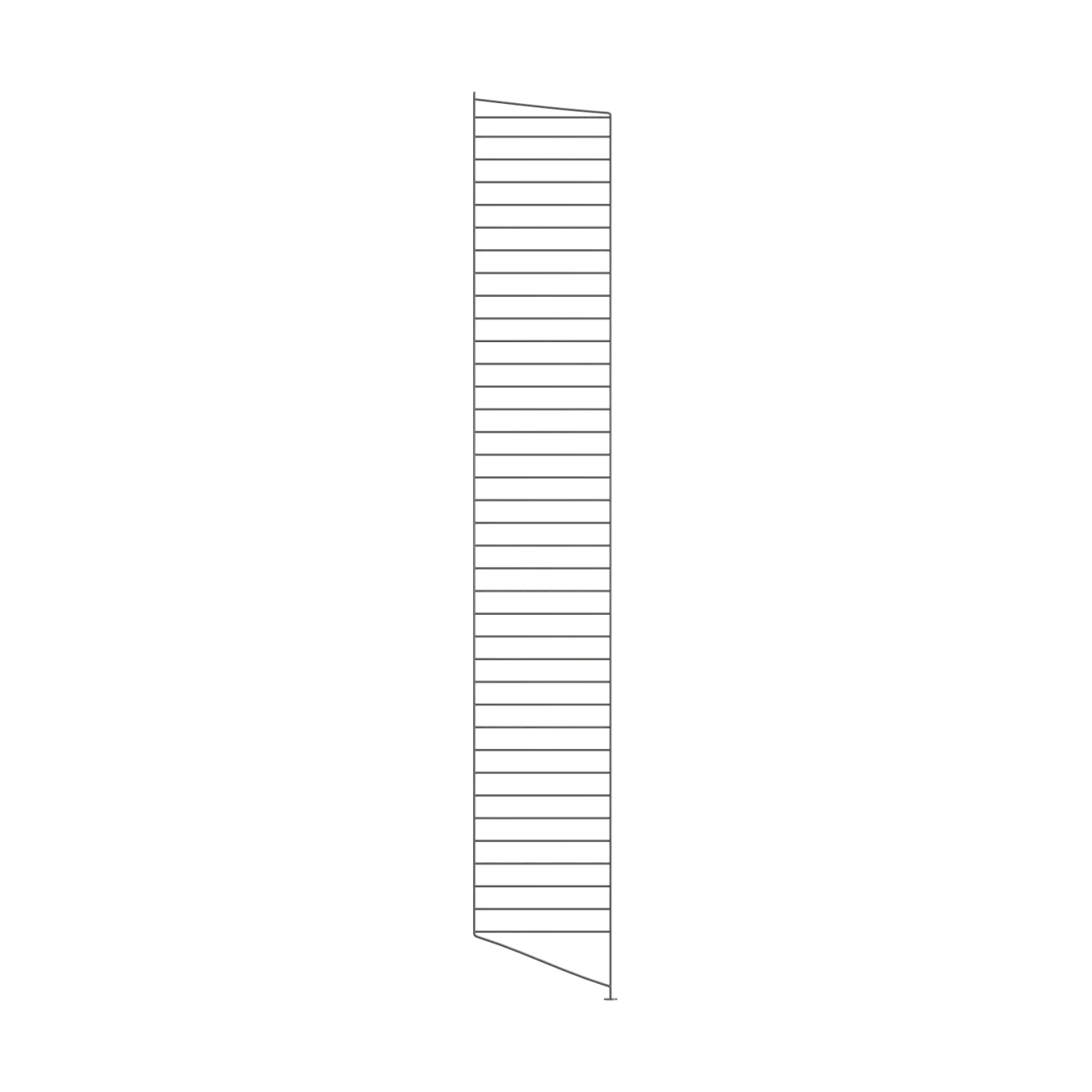 String golvgavel, Mörkgrå, 200x30 cm, 1-pack String