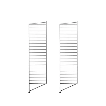 String golvgavel - svart, 115x30 cm, 2-pack - String