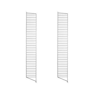 String golvgavel - Svart, 200x30 cm, 2-pack - String