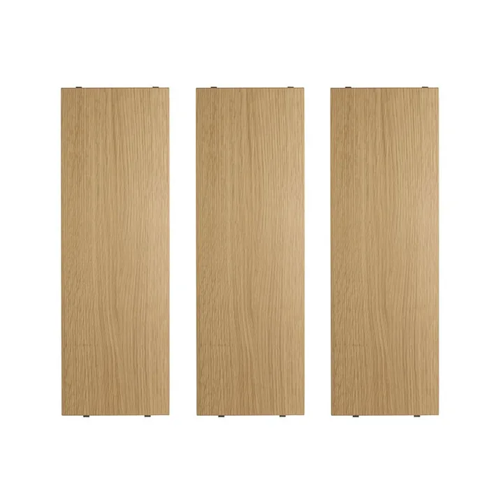 String hyllplan - ek, 58x20 cm, 3-pack - String